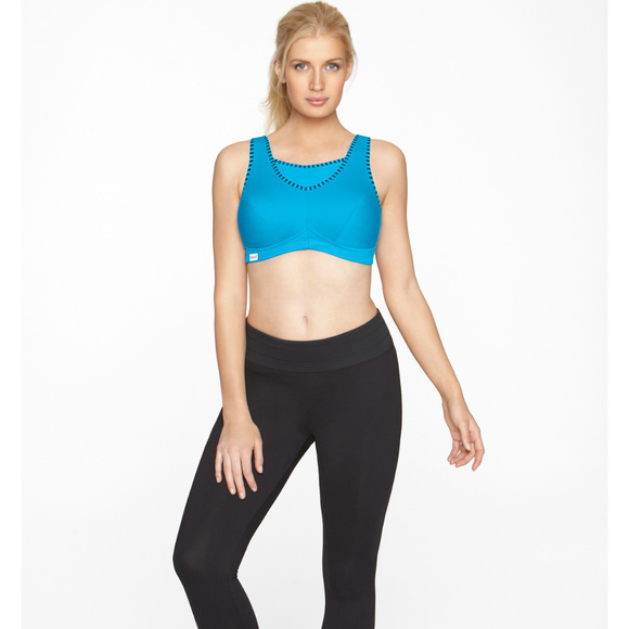 Glamorise 48C Camisole Cami Sport Bra Blue Size 48C - Picture 1 of 11